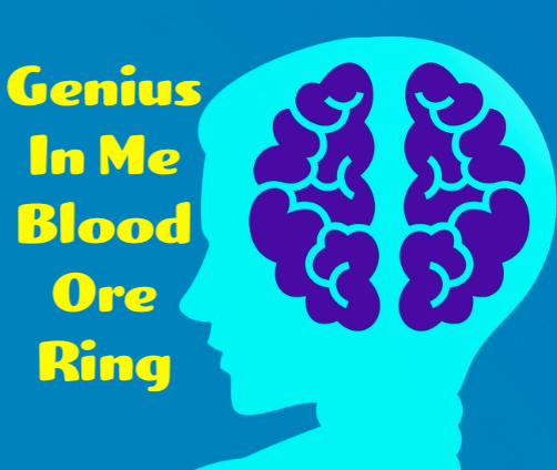 Genius In Me Blood Ore Ring