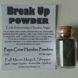 Break Up Powder ends relationships, friendships, causes divorce, splits up lovers.