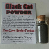 Black Cat Powder is perfect for turning luck from bad to good in gambling, money matters, and romance.