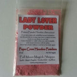 Lady Lover Hoodoo Powder increases male sex charisma and attracts lovers to your bed