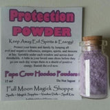 Protection Hoodoo Powder banishes negative entities and evil energies from your home and loved ones lives.