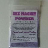 Sex Magnet Hoodoo Powder increases exual energy and charisma drawing sexy lovers to you