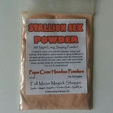 Stallion Sex Hoodoo Powder gives all night long animal sex stamina for you