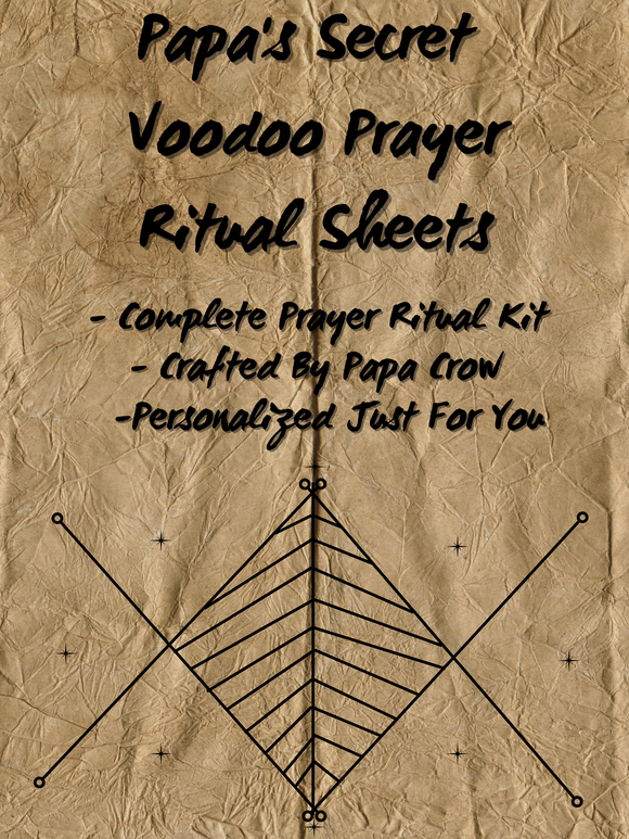 Papa's Secret Voodoo Ritual Prayer Sheets