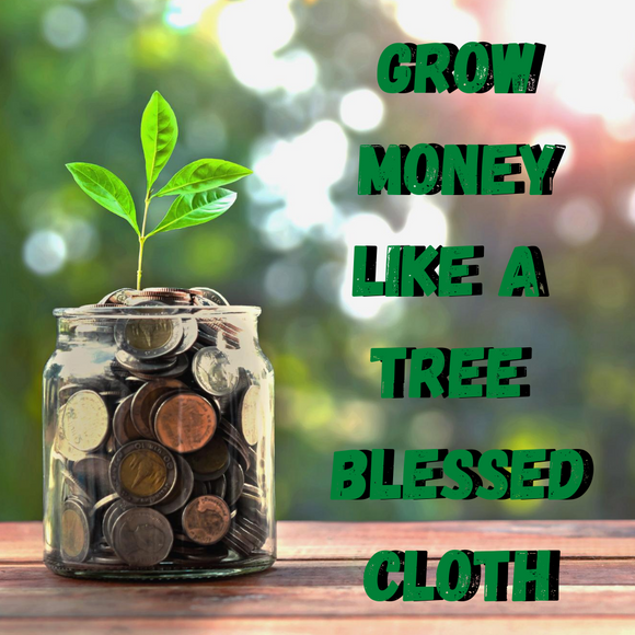 Grow Money Like A Tree Blessed Banner