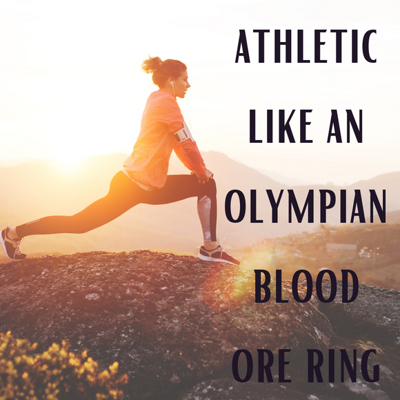 Athletic Like An Olympian Voodoo Spell Blood Ore Ring