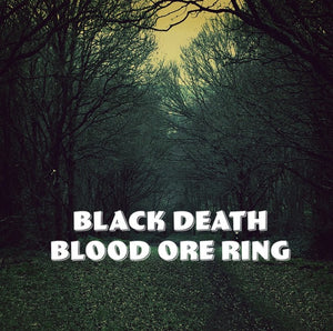 Black Death Curse Blood Ore Ring