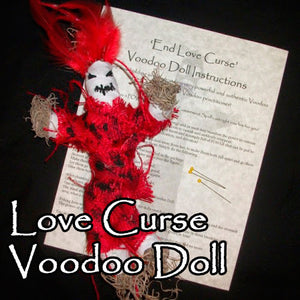The Love Curse Voodoo Dolls turns their love, marriage, or relationship into a living hell