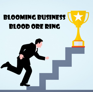 Blooming Business Voodoo Spell Blood Ore Ring