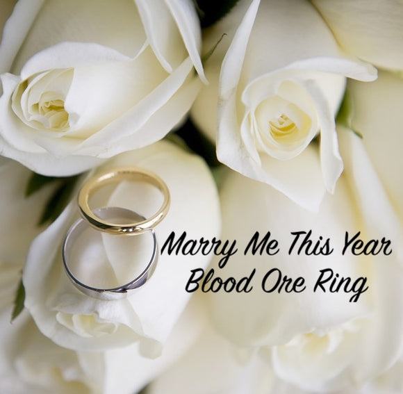 Marry Me This Year Blood Ore Ring