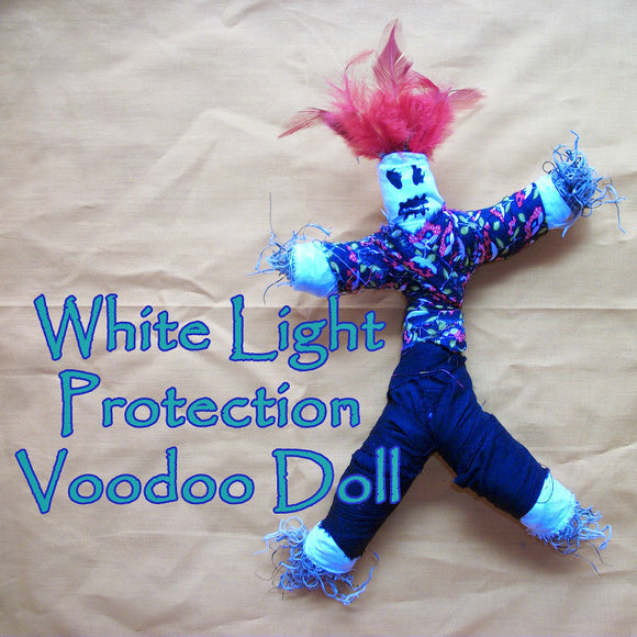 White Light Protection Voodoo Doll