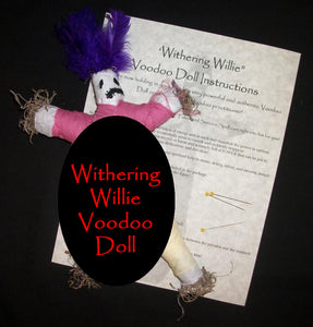 Withering Willie Penis Shrinking Impotence Voodoo Doll