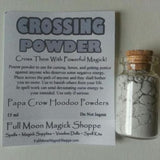 Crossing Powder is used to cross those with a curse that they deserve