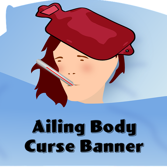 Ailing Body Curse Banner