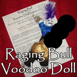 The Raging Bull Voodoo Doll creates Voodoo increase in penis length, girth, and stamina.