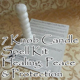 Seven Knob Voodoo Candle Blessings Spell Kit