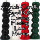 Seven Knob Voodoo Candle Spell Kits