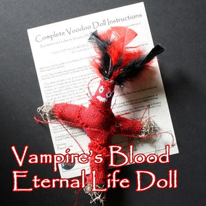 Vampires Blood Eternal Life Voodoo Doll