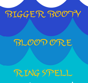 Bigger Booty Voodoo Spell Blood Ore Ring